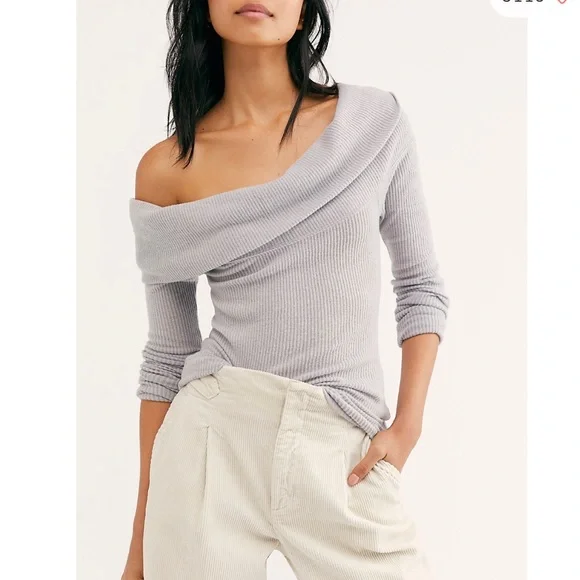 Free People We the Free Snowbunny Long Sleeve size Lrg in Velvitier Bloom & Blk - Picture 2 of 2